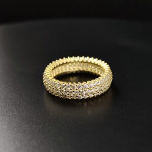 925 GP Scalloped Eternity Band 5mm - Image 1